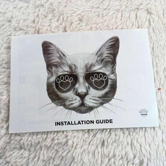 NWOT PAWSM Interior Cat Door with Removable Brush. - Picture 3 of 13